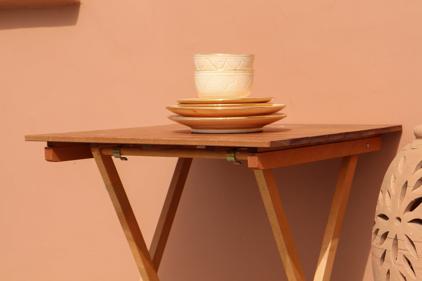 Cantaloupe Orange Bowl - Gold