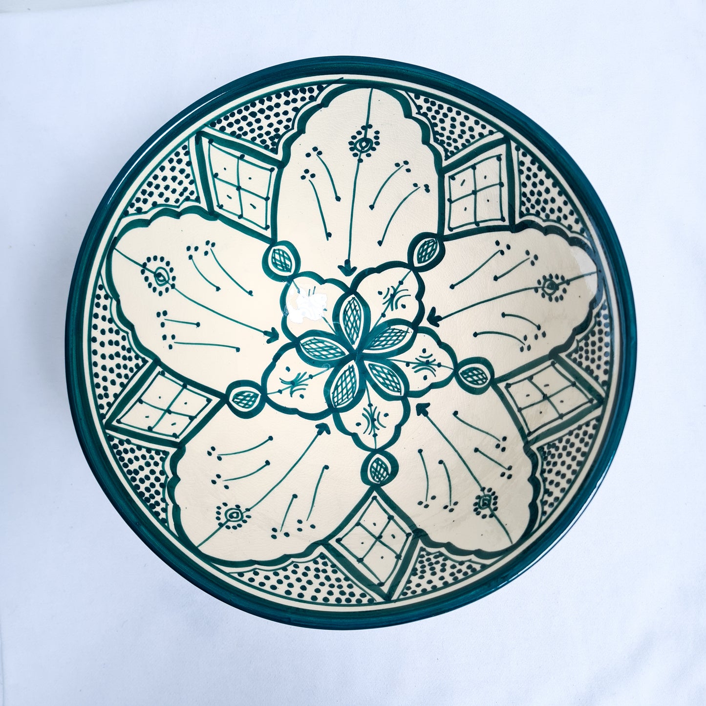 Salad Serving Bowl - Pine Green