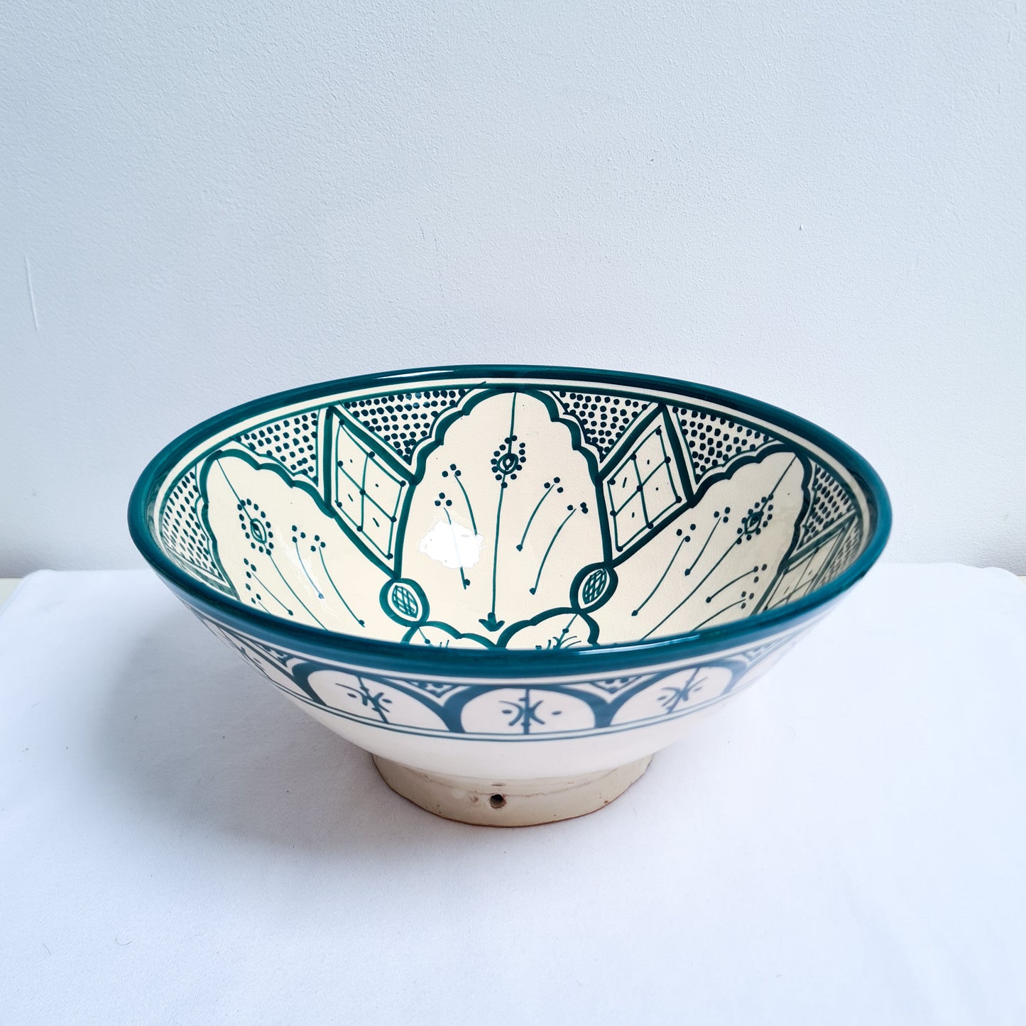 Salad Serving Bowl - Pine Green
