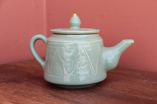 Handmade Carved Moroccan Teapot