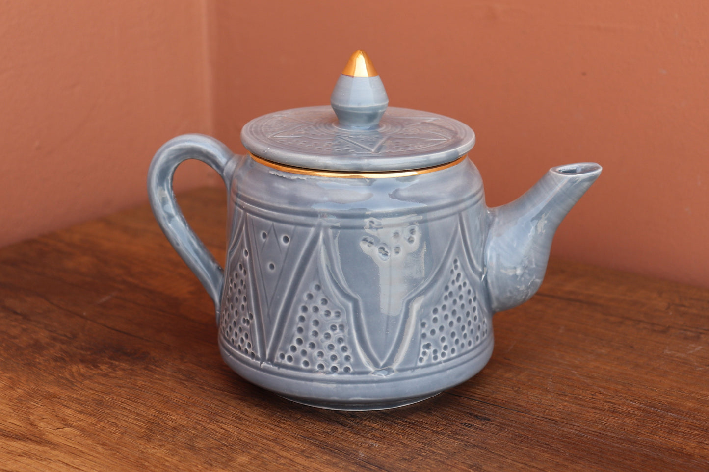 Handmade Carved Moroccan Teapot