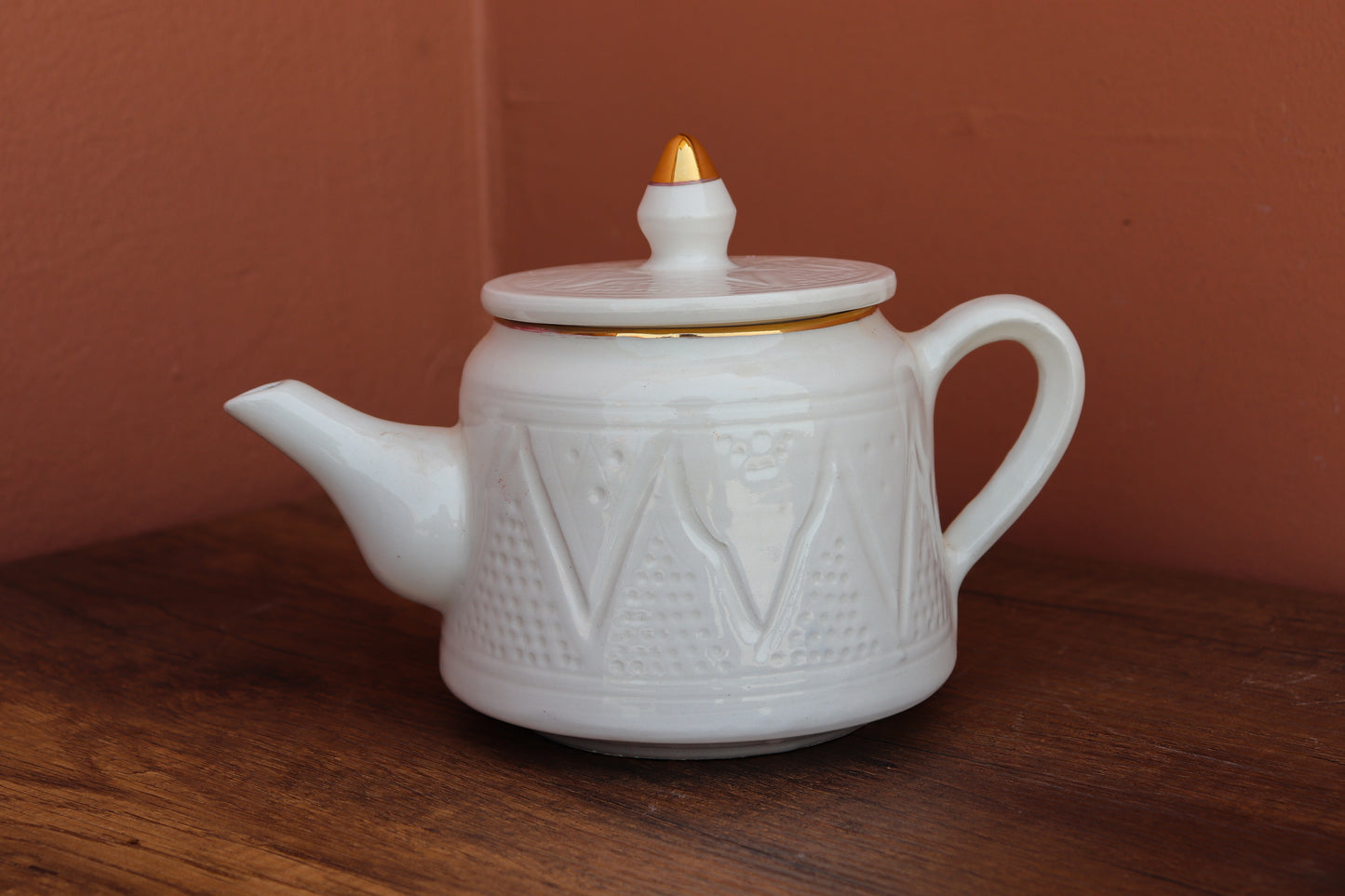 Handmade Carved Moroccan Teapot