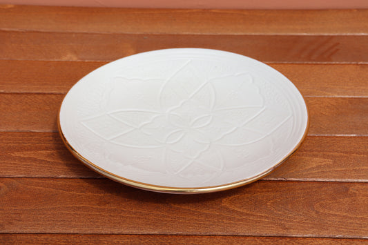 Plates Ø 26 cm - Gold - White Print