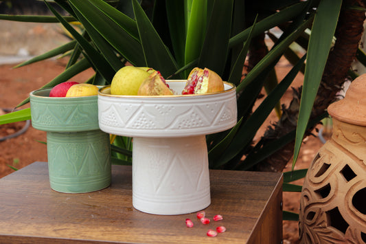 Pedestal Bowl Set (1xL, 1xM)